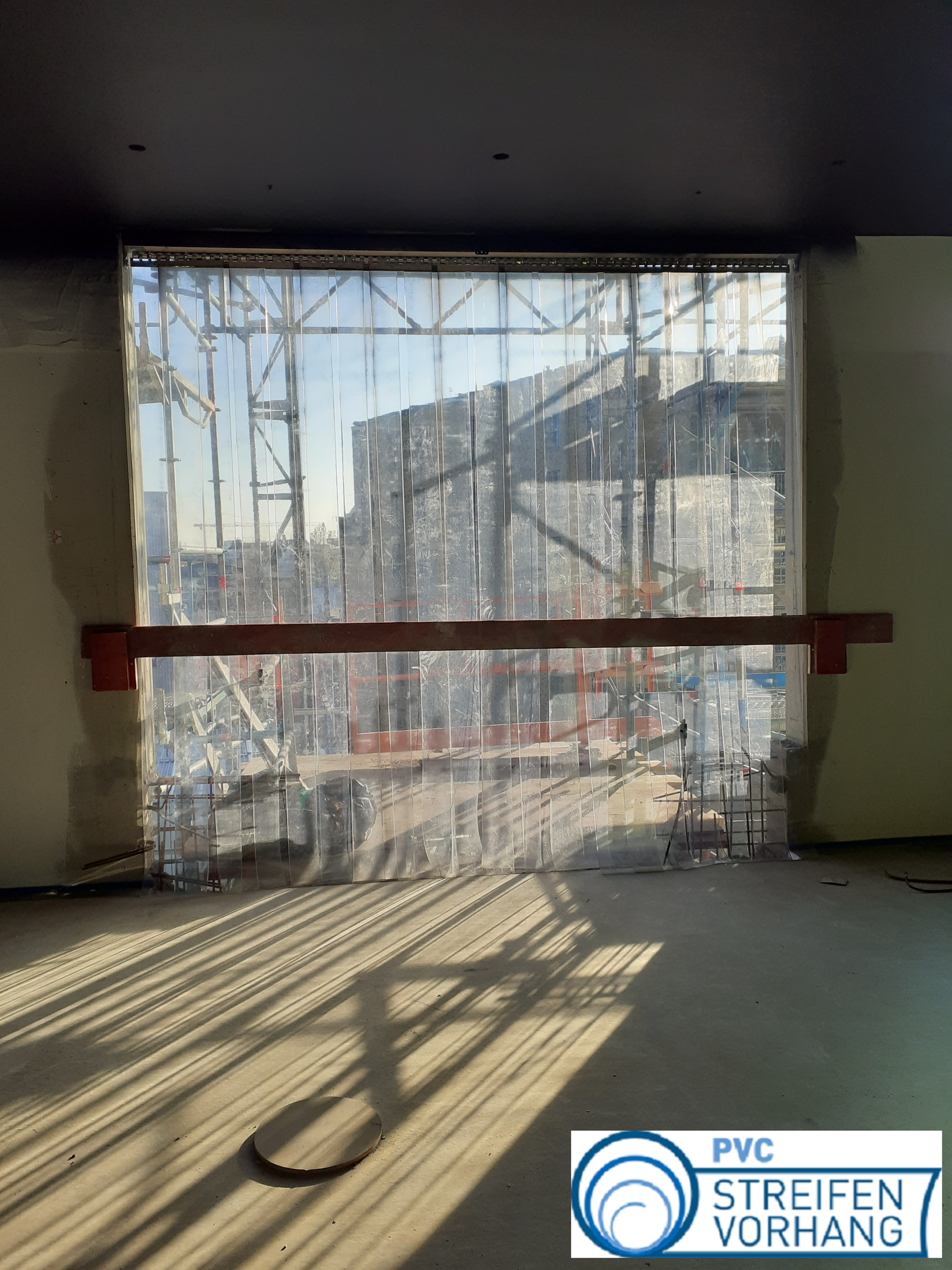 PVC Streifenvorhang glasklar