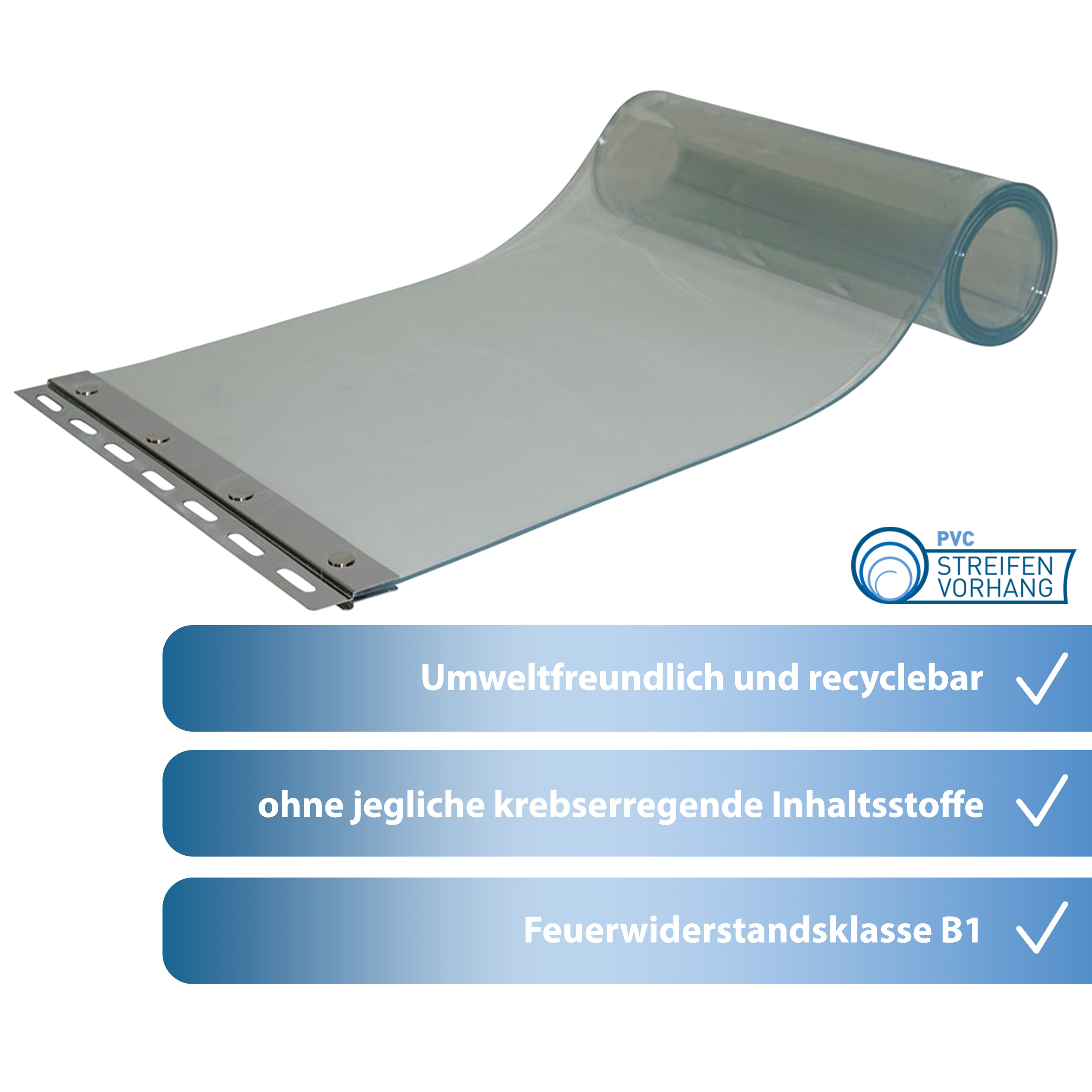 PVC Streifen Meterware FEUERHEMMEND - Image 3