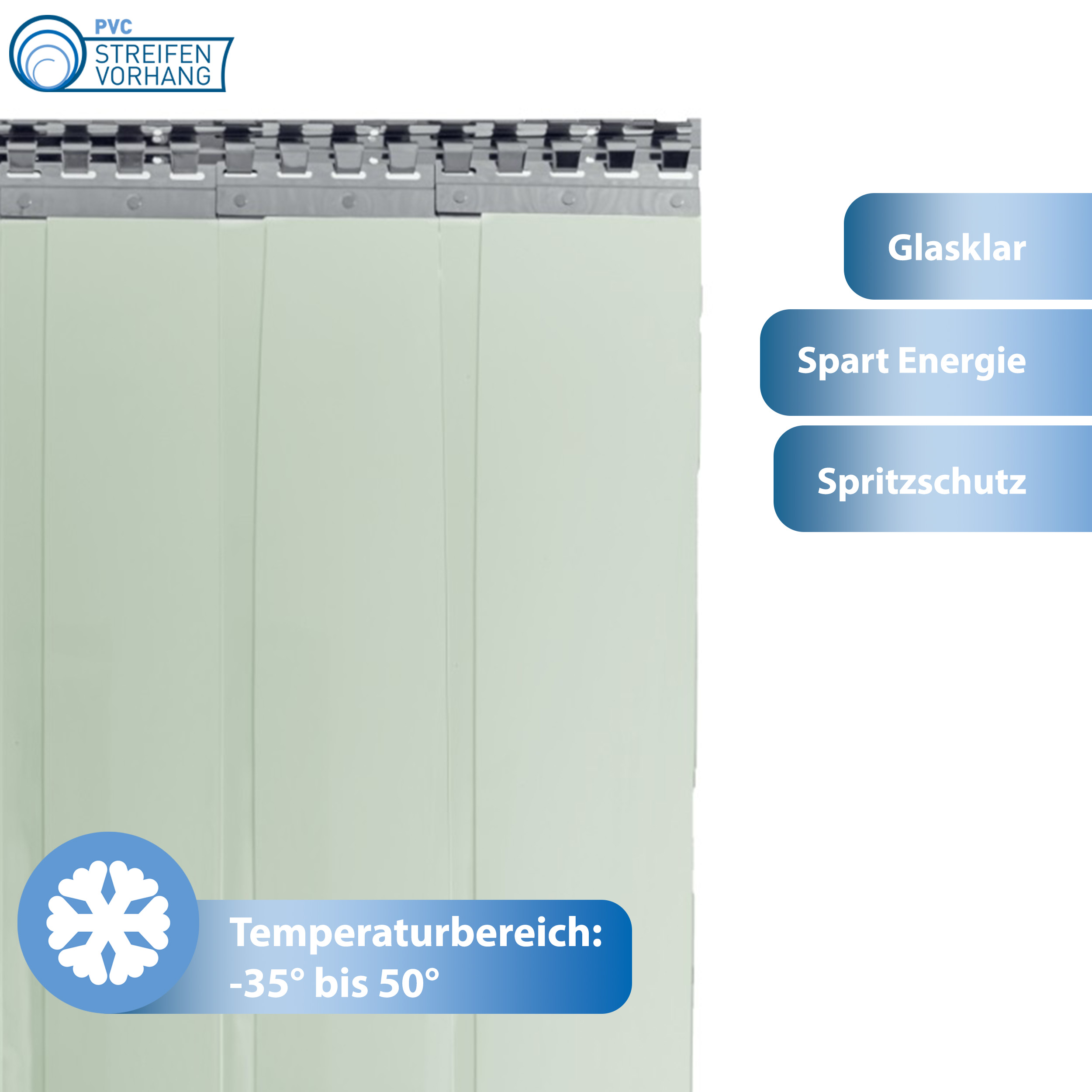 PVC Streifen Meterware FEUERHEMMEND - Image 4