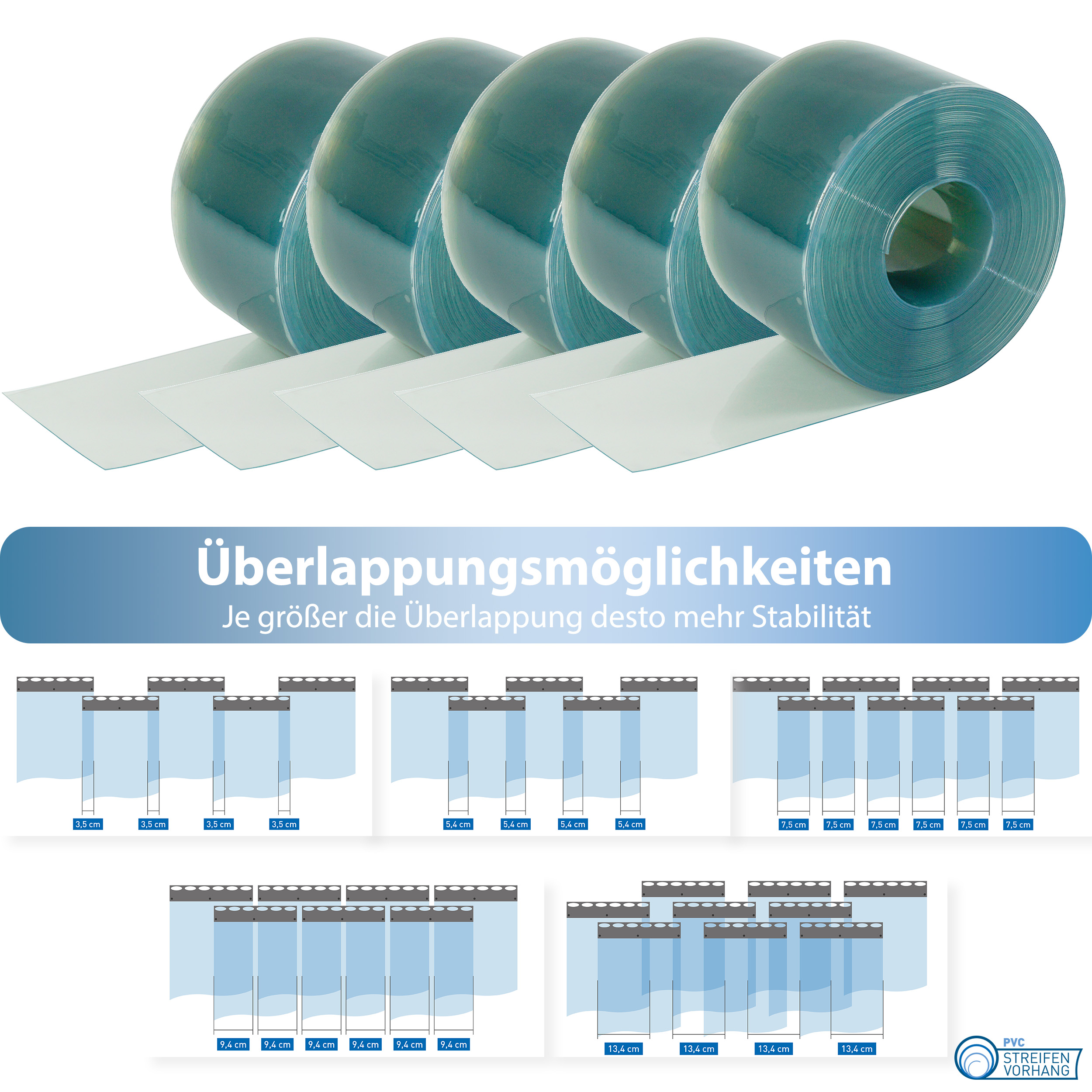 PVC Streifen Meterware FEUERHEMMEND - Image 7