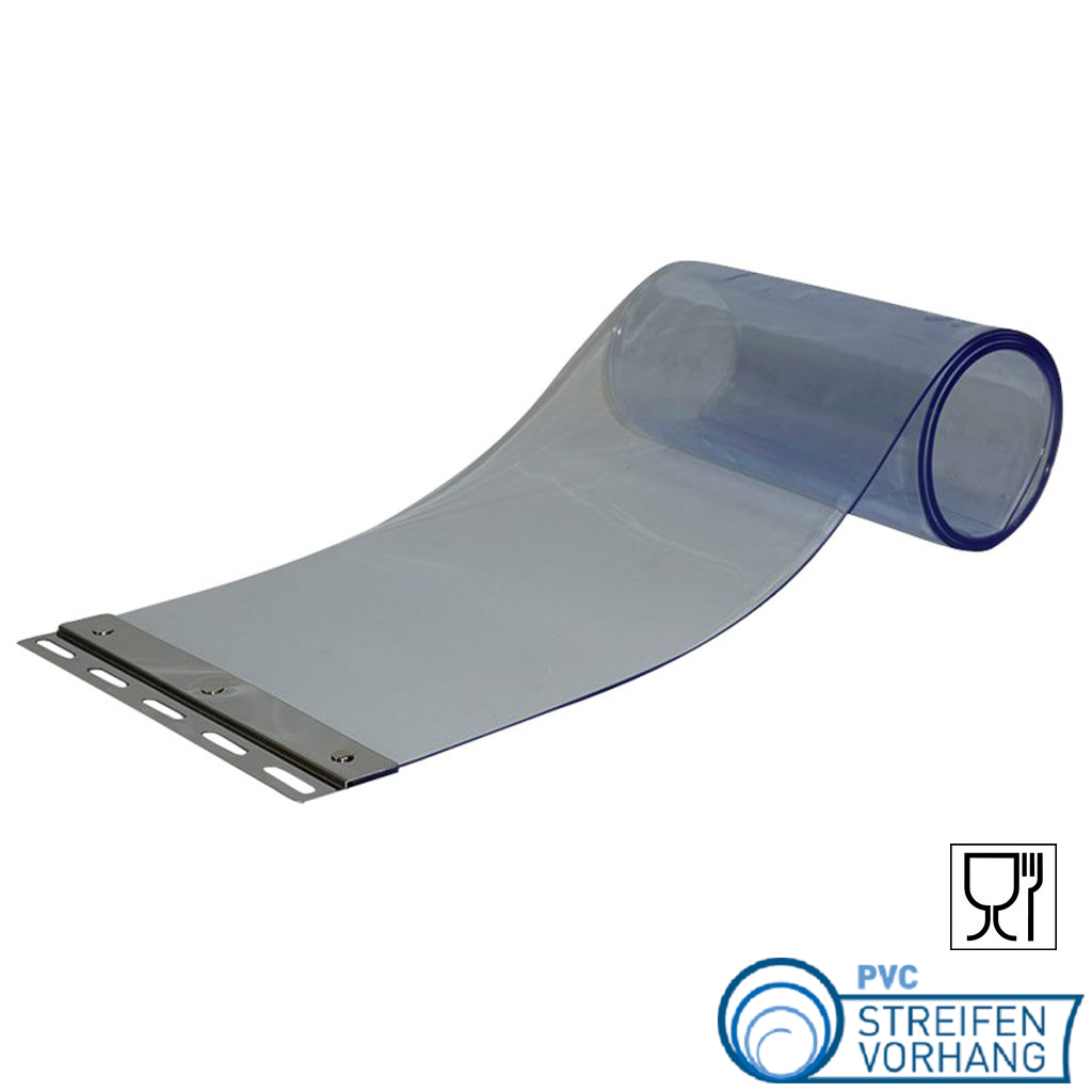 PVC Ersatzstreifen für Lebensmittel transparent