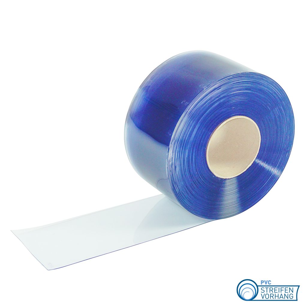 PVC Vorhang Ersatzstreifen BLAU-TRANSPARENT - Image 2